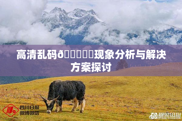 高清乱码🔞❌‌现象分析与解决方案探讨
