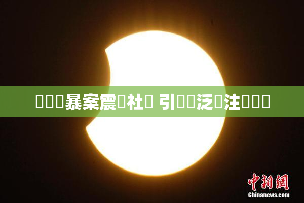 亂倫強暴案震驚社會 引發廣泛關注與討論