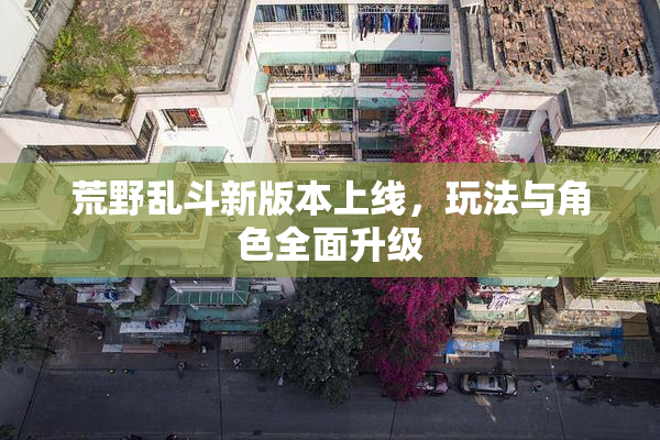 荒野乱斗新版本上线，玩法与角色全面升级