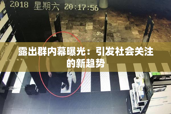 露出群内幕曝光：引发社会关注的新趋势