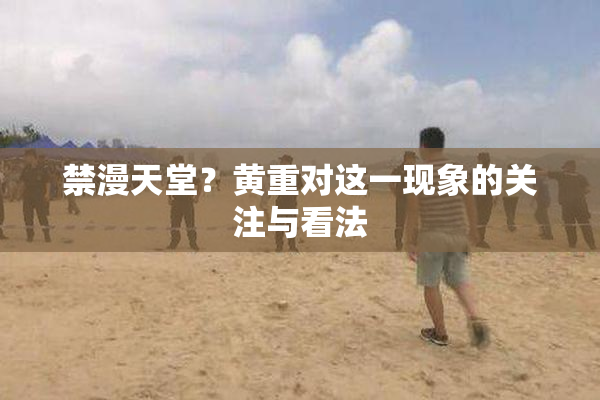 禁漫天堂？黄重对这一现象的关注与看法