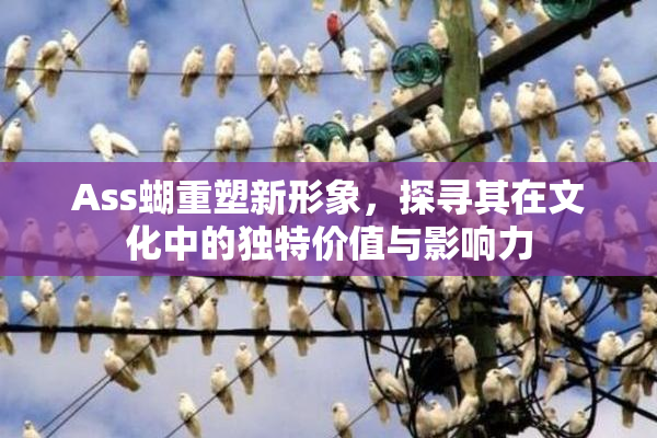 Ass蝴重塑新形象，探寻其在文化中的独特价值与影响力