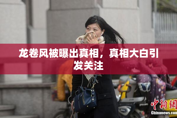龙卷风被曝出真相，真相大白引发关注