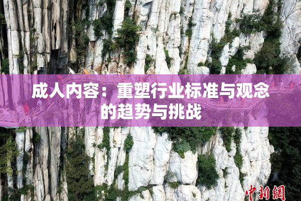 成人内容：重塑行业标准与观念的趋势与挑战