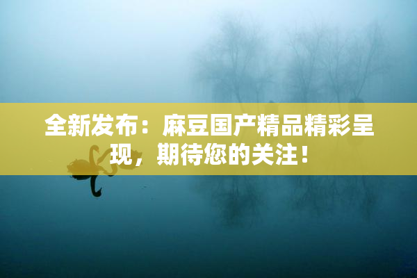 全新发布：麻豆国产精品精彩呈现，期待您的关注！