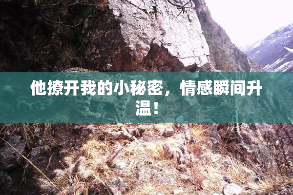 他撩开我的小秘密，情感瞬间升温！