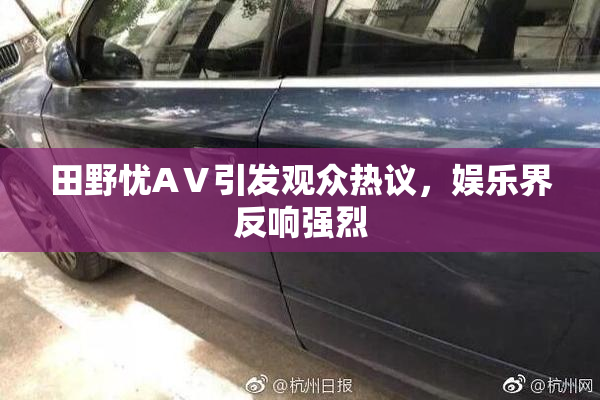 田野忧AⅤ引发观众热议，娱乐界反响强烈