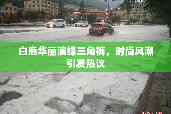 白鹿华丽演绎三角裤，时尚风潮引发热议