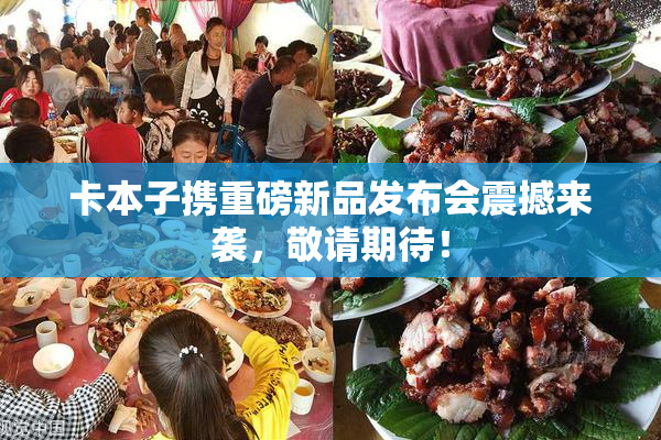 卡本子携重磅新品发布会震撼来袭，敬请期待！