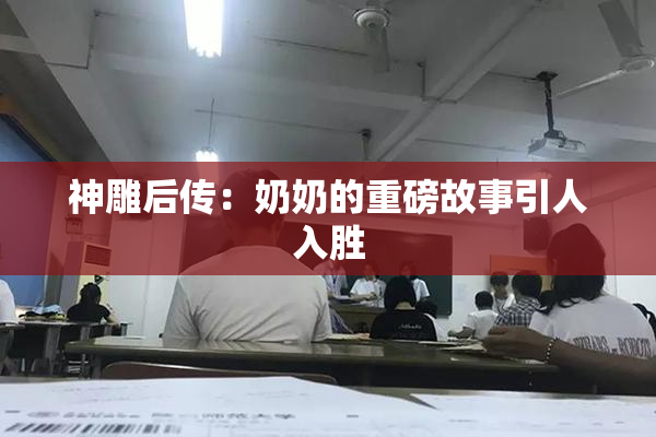 神雕后传：奶奶的重磅故事引人入胜