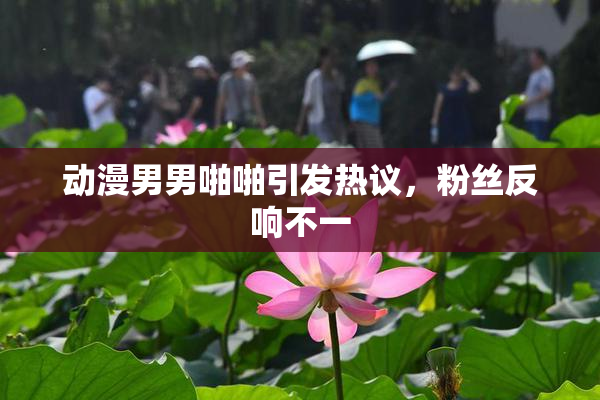 动漫男男啪啪引发热议，粉丝反响不一