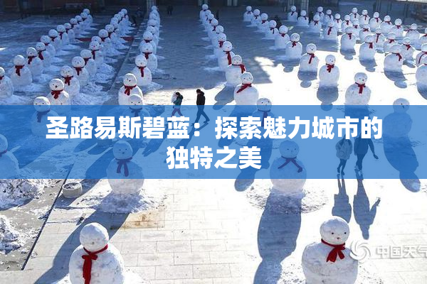 圣路易斯碧蓝：探索魅力城市的独特之美