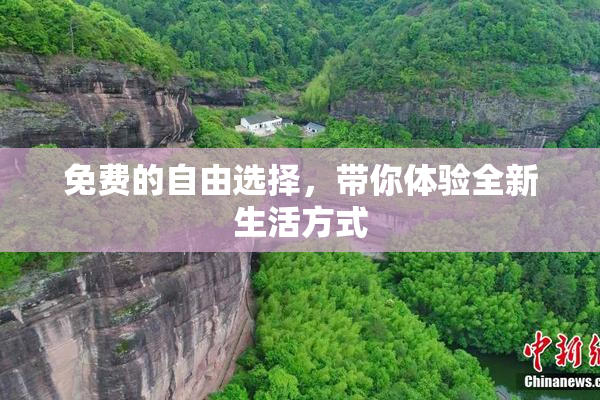 免费的自由选择，带你体验全新生活方式