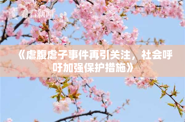 《虐腹虐子事件再引关注，社会呼吁加强保护措施》