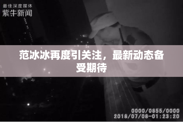 范冰冰再度引关注，最新动态备受期待