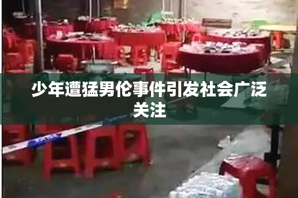 少年遭猛男伦事件引发社会广泛关注