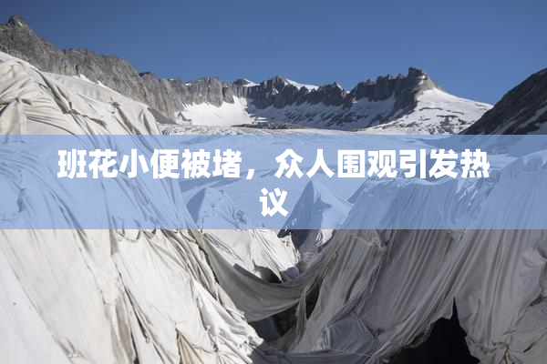 班花小便被堵，众人围观引发热议