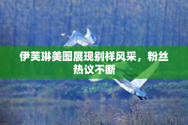 伊芙琳美图展现别样风采，粉丝热议不断