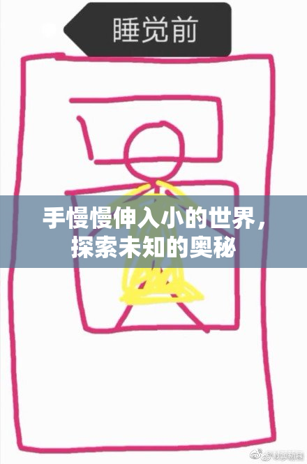 手慢慢伸入小的世界，探索未知的奥秘