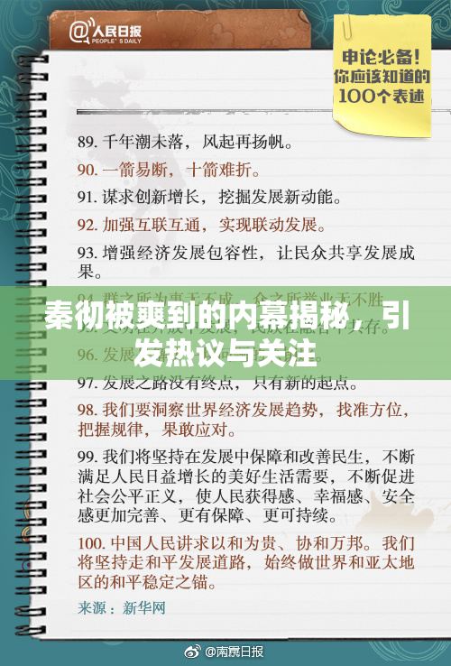 秦彻被爽到的内幕揭秘，引发热议与关注