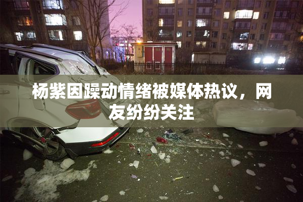 杨紫因躁动情绪被媒体热议，网友纷纷关注