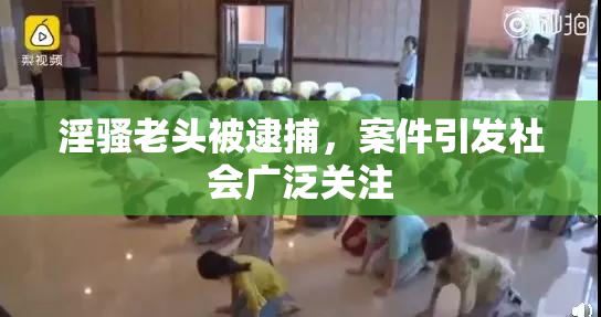 淫骚老头被逮捕，案件引发社会广泛关注