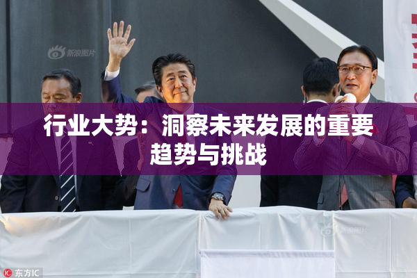 行业大势：洞察未来发展的重要趋势与挑战
