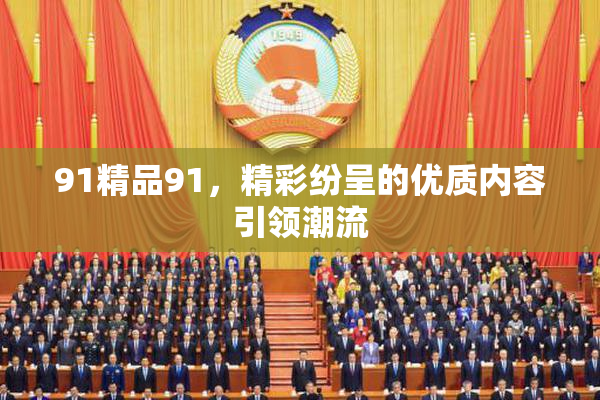 91精品91，精彩纷呈的优质内容引领潮流