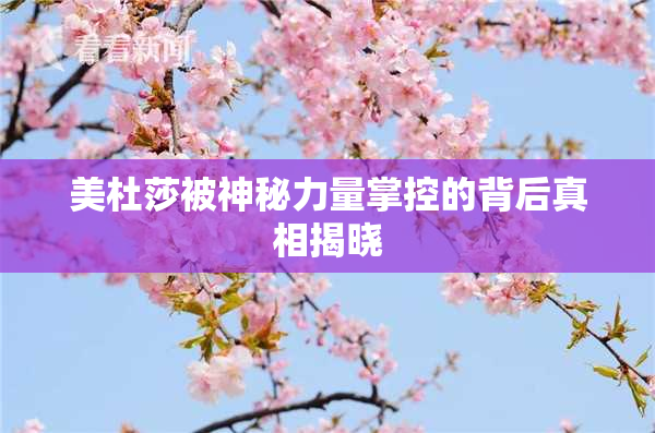 美杜莎被神秘力量掌控的背后真相揭晓