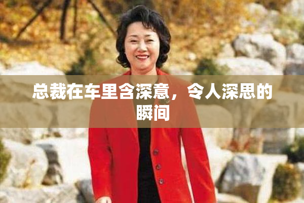 总裁在车里含深意，令人深思的瞬间