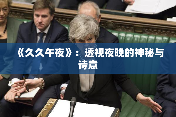 《久久午夜》：透视夜晚的神秘与诗意