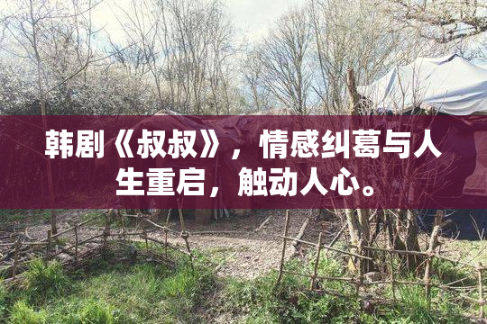 韩剧《叔叔》，情感纠葛与人生重启，触动人心。