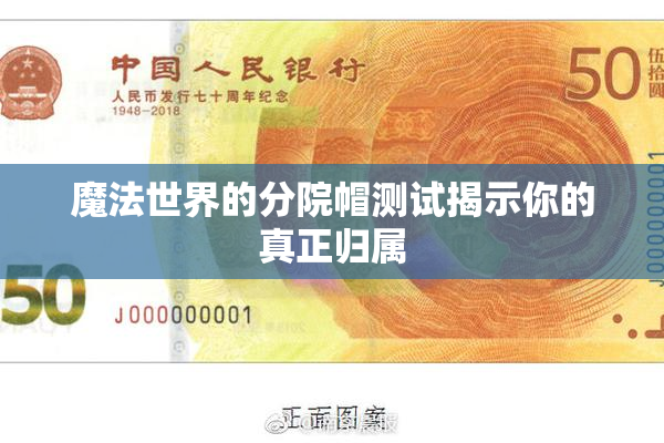 魔法世界的分院帽测试揭示你的真正归属