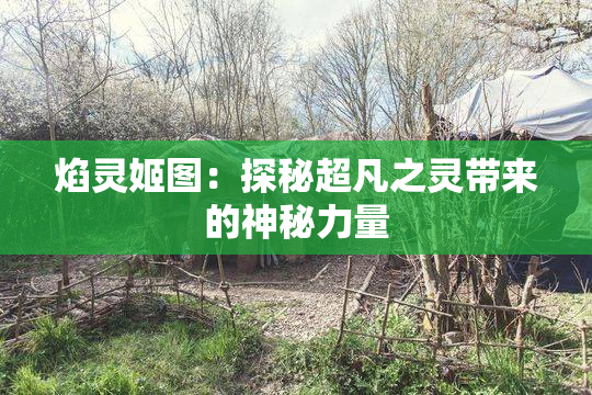 焰灵姬图：探秘超凡之灵带来的神秘力量