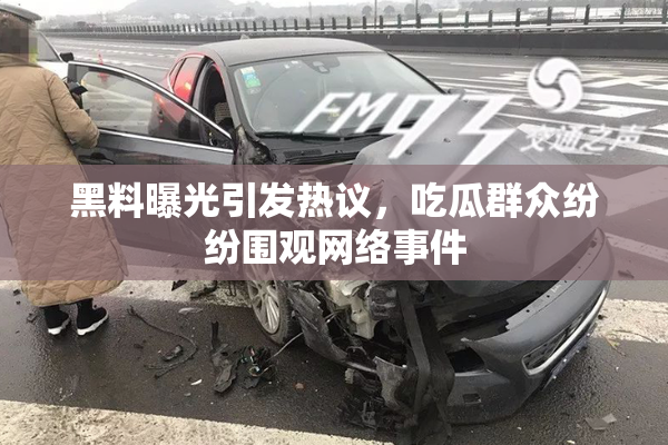 黑料曝光引发热议，吃瓜群众纷纷围观网络事件