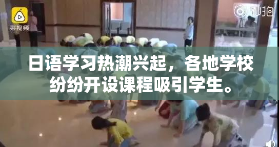 日语学习热潮兴起，各地学校纷纷开设课程吸引学生。