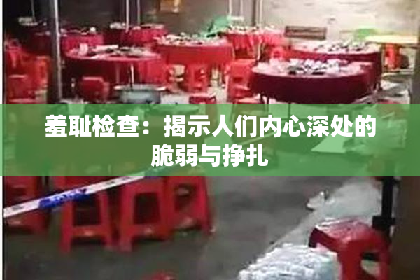羞耻检查：揭示人们内心深处的脆弱与挣扎