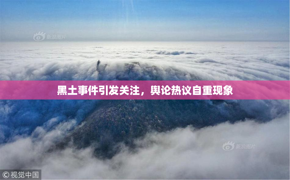 黑土事件引发关注，舆论热议自重现象