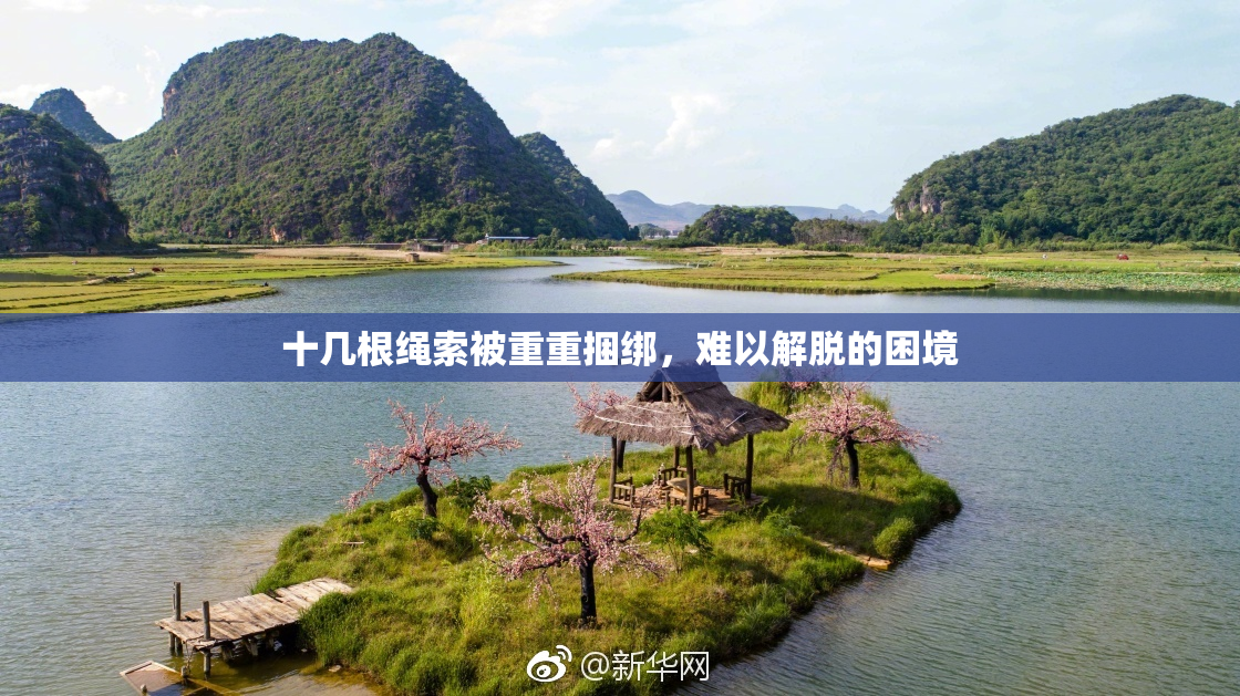 十几根绳索被重重捆绑，难以解脱的困境