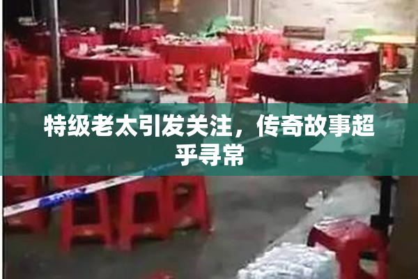 特级老太引发关注，传奇故事超乎寻常