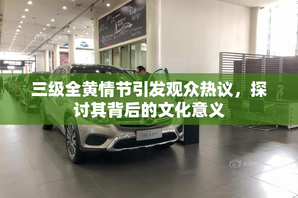 三级全黄情节引发观众热议，探讨其背后的文化意义