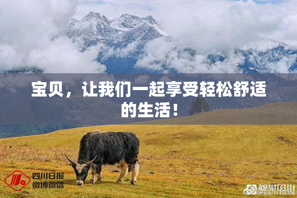 宝贝，让我们一起享受轻松舒适的生活！
