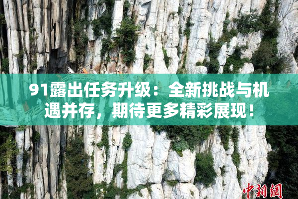 91露出任务升级：全新挑战与机遇并存，期待更多精彩展现！